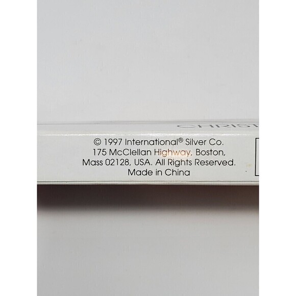 NOS INTERNATIONAL SILVER COMPANY CHRISTMAS SERVING TROWEL PIE SERVEWARE 1997 - Picture 5 of 13